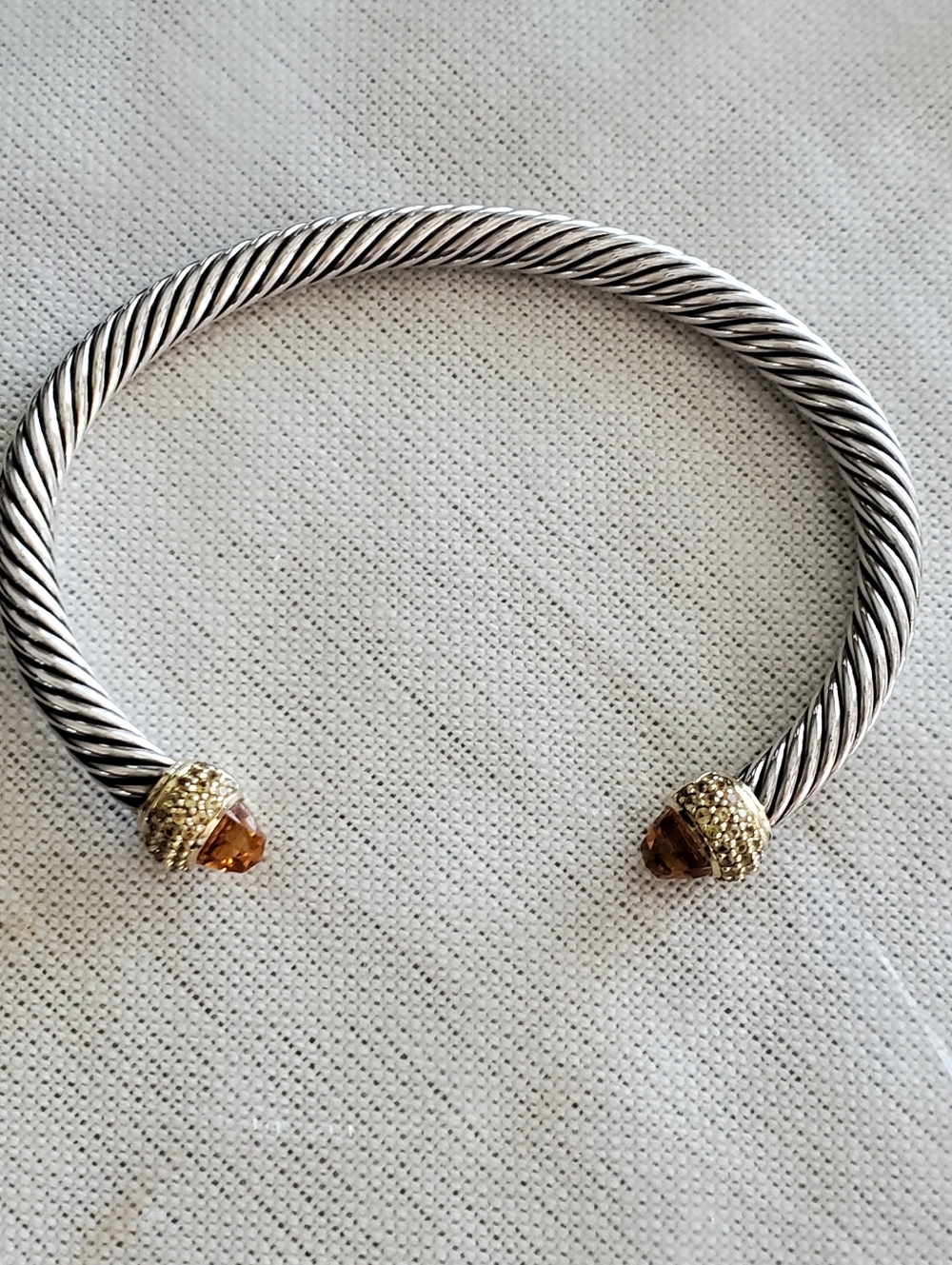 David Yurman Citrine and Orange Sapphire Cuff